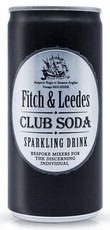Fitch & Leedes Club Soda - 24 x 200ml