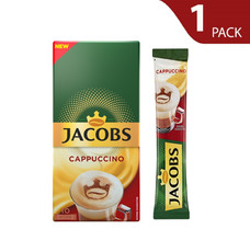 Jacobs Instant Coffee Cappuccino - 10 Sticks (10 Drinks)