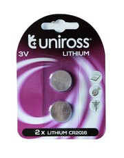Uniross CR2016 Lithium Coin Cell