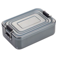 Troika Lunchbox with Clip-Lock - Aluminium