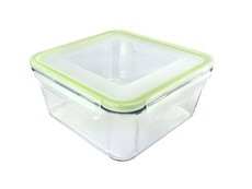 Homemax - Square Glass Food Container - 1900ml