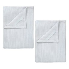 Blomus Tea Towels in Lily White and Micro Chip – BELT – Set of 2