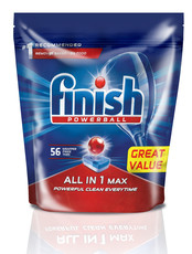 Finish Auto Dishwashing All in One Tablets Regular - 56's
