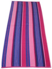 Bunty's Yo Stripes Beach Towel 90x180cms 700gms Pink