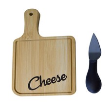 Eco 2 Piece Bambo Cheese Cutting Board and Cheese Knife