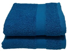 Bunty's Auchen Hand Towel 50x90cms 380GSM (2Pc Pack) - Teel