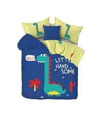 Linen Boutique - Stylish Kids Duvet Cover 3pc Set - Little Dino