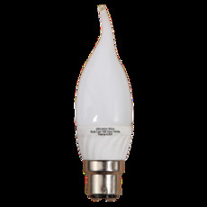 5 Watt LED B22 Flame Bulb 4000k