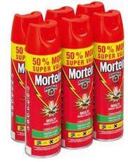 Mortein PowerGard Ultra Fast - Multi Insect Killer - Lemon - 6 x 450ml