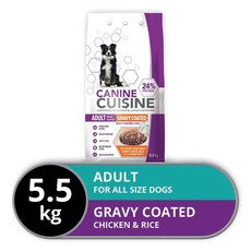 Canine Cuisine - Dry Dog Food - Gravy Coated - 5.5kg