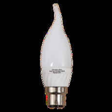 5 Watt LED B22 Flame Bulb 3000k