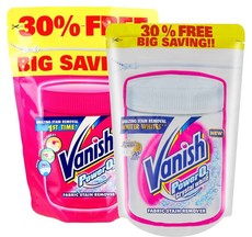 Vanish - Fabric Stain Remover - Power O2 650g + Crystal White 520g