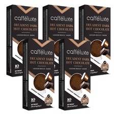 Nespresso Compatible Caffeluxe 50 Dark Hot Chocolate Capsules
