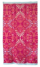 Jacquards 950gms 90x180cms Floral Beach Towel
