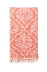 Turkish Bath - Beach Towel - Fleur 85x160cm - Coral