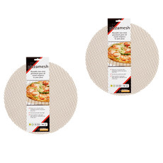 2 x Toastabags Pizzamesh Sheet/Tray Natural for Crispy Bases