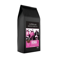 Caffeluxe Espresso Ground Coffee Beans Gourmet Dark Roast Blend - 1kg