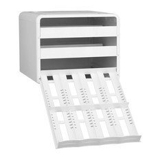 YouCopia - Spice Stack - Adjustable Spice Rack Organizer (White)