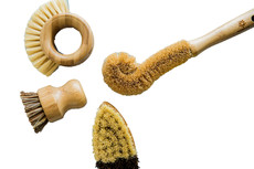 Cleaning Brushes - All-Natural Scrubbing Brushes - Pack of 4