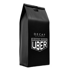Uber 100% Organic Arabica Blend Decaf Espresso Ground Coffee - 250g