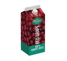 Rhodes 100% Fruit Juice Blend Red Grape - 6 x 2 Lt