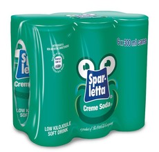 Sparletta Creme Soda Soft Drink - 24 x 300ml