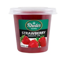 Rhodes - Strawberry Jam in Plastic Cup 12x290g