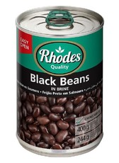 Rhodes - Black Beans in Brine 12x400g