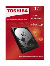 Toshiba 1TB 3.5" P300 Desktop Internal Hard Drive