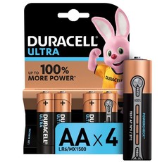 Duracell Ultra Power Alkaline AA Batteries - 4 Pack