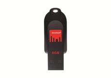 Strontium 8GB Pollex Flash Drive - Black