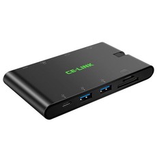 CE-LINK Portable USB 3.1 8-in-1 Type-C Multiport Docking Station