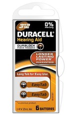 Duracell EasyTab Hearing Aid Battery Size 312