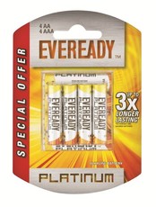 Eveready Platinum 4 x AA & 4 x AAA Batteries