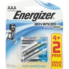 Energizer Advanced AAA - 6Pack 4+2 Free