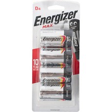 Energizer Max D - 4 Pack