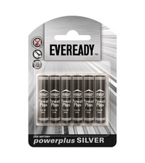 Eveready AAA Power Plus Batteries - Black & Silver