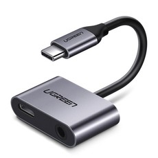 UGreen USB-C To 3.5mm Audio + USB-C Adapter