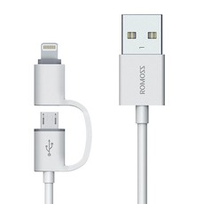 Romoss Rolink Hybrid Micro USB and Lightning Cable 1m