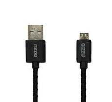 Gizzu Micro USB Braided Cable 1.2m - Black