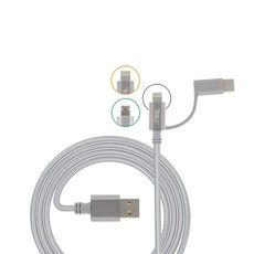 Tellur Data Cable 3-in-1 (microUSB/Lightning/Type-C)