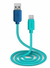 SBS Data Charging Cable USB 2.0 - Blue 1m