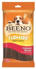 Beeno - Flatties Meaty Dog Treats Bacon - 0.12kg