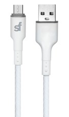 Superfly 2.4A Micro USB 2m Cable - White