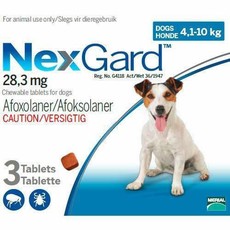NexGard Chewables Tick & Flea Control for Medium Dogs - 3 Tablets