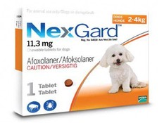 NexGard Chewables Tick & Flea Control for Small Dogs - 1 Tablet