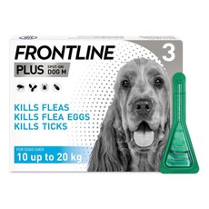 Frontline Plus Fleas, Ticks & Lice Treatment for Dog (Size: M)