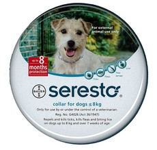 Seresto Collar For Dogs less than 8 Kg