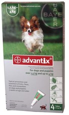 Advantix Small Dog - 4 x 0.4ml