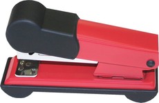 Bantex Metal Small Half Strip Home Stapler - Red